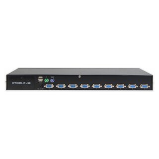 Digitus 8-fach Kombo-KVM Switch, 1 Benutzer, 8 PCs, Modul Slot für IP Modul DIGITUS Professional
