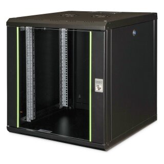 DIGITUS Netzwerkschrank Unique 12HE 643x600x600mm schwarz