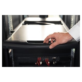 Digitus 19" LCD KVM Konsole, 16-Port CAT5, deutsche Tastatur