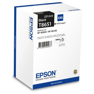 Epson Tinte C13T865140 Schwarz bis zu 10.000 Seiten