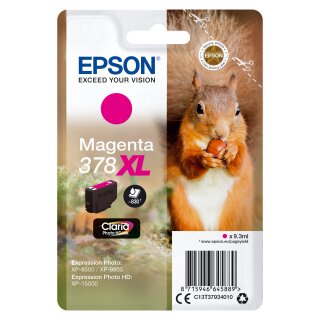 Epson Tinte 378XL C13T37934010 Magenta bis zu 830 Seiten