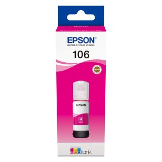 Epson Tinte ON 1LB 106 EcoTank Magenta ink bottle