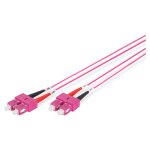 DIGITUS LWL Patchkabel SC -> SC 1.00m Multimode Duplex...