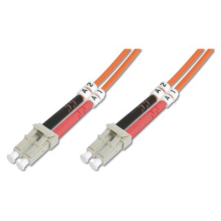 DIGITUS LWL Patchkabel LC -> LC 10.00m Multimode Duplex OM4