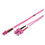 DIGITUS LWL Patchkabel LC -> SC 5.00m Multimode Duplex...