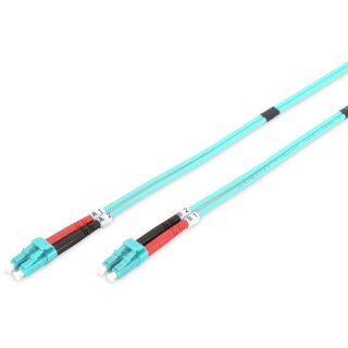 DIGITUS LWL Patchkabel LC -> LC 2.00m Multimode Duplex OM3