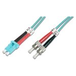 DIGITUS LWL Patchkabel LC -> ST 2.00m Multimode Duplex...
