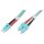 DIGITUS LWL Patchkabel LC -> SC 3.00m Multimode Duplex OM3