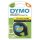 Dymo LabelWriter - LetraTag Kunststoff Etiketten - 12 mm x 4 m - Schwarz auf Gelb - (S0721620)