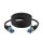 Patchkabel CAT6a RJ45 S/FTP PiMF 1m Schwarz