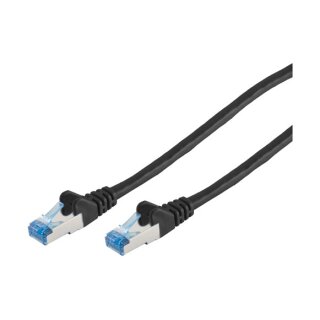 Patchkabel CAT6a RJ45 S/FTP PiMF 2m Schwarz