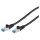 Patchkabel CAT6a RJ45 S/FTP PiMF 3m Schwarz