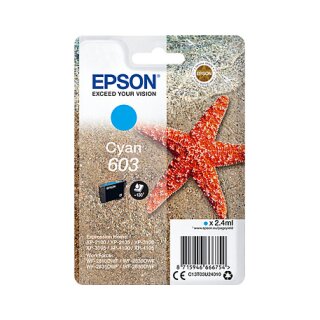 Epson Tinte 603 C13T03U24010 Cyan bis zu 130 Seiten