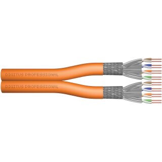 Digitus Patchkabel CAT7a S/FTP LSZH 500m Verlegekabel Orange