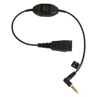 Jabra LINK Mobile QD to 3.5mm w. PTT