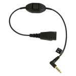 Jabra LINK Mobile QD to 3.5mm w. PTT