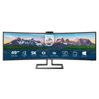 Philips 124.0cm(48.8") 499P9H 32:09 2xHDMI+DP+USB-C WebCam