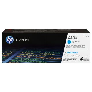 HP Toner 415X W2031X Cyan bis zu 6.000 Seiten