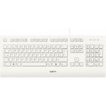 Logitech K280e - Tastatur - USB - Deutsch - weiß