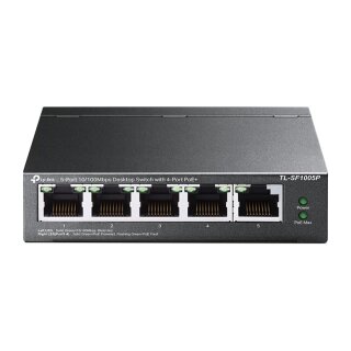 TL-SF1005P 5-Port 10/100Mbps Desktop Switch 5 10/100 Mbit/s RJ45 4 PoE+