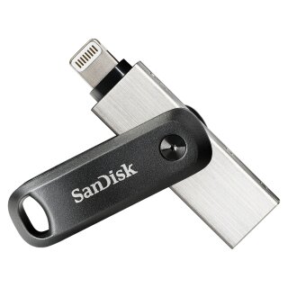 STICK 256GB USB 3.1 Sandisk iXpand Go Apple Lightning black/silver