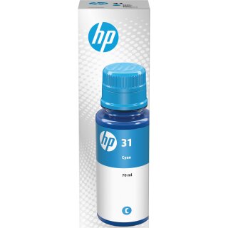 HP 31 Cyan Original Ink Bottle