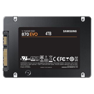 2.5" 4TB Samsung 870 EVO retail