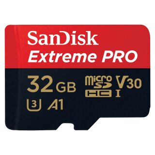 CARD 32GB Sandisk Extreme Pro MicroSDHC 100MB/s +Adapter