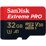 CARD 32GB Sandisk Extreme Pro MicroSDHC 100MB/s +Adapter