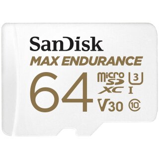 CARD 64GB SanDisk Max Endurance MicroSDXC 100MB/s +Adapter
