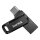 STICK 128GB USB 3.1 Sandisk Ultra Dual Drive Go Type-C black