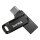 STICK 256GB USB 3.1 Sandisk Ultra Dual Drive Go Type-C black