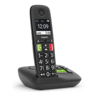 Gigaset E290A - Schnurlostelefon - Anrufbeantworter mit Rufnummernanzeige