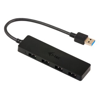 USB3.0 HUB 4Port SuperSpeed passiv i-Tec Black