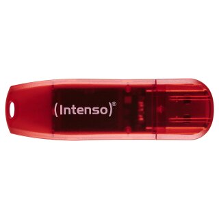 STICK 128GB USB 2.0 Intenso 3502491 Rainbow Line Red
