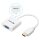 Sandberg HDMI > VGA (ST-BU) Adapter Weiß