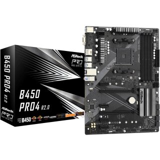 ASROCK B450 PRO4 R2.0 (AM4) (D)