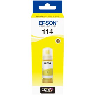 Epson Tinte 114 EcoTank C13T07B440 Gelb bis zu 6.200 Seiten