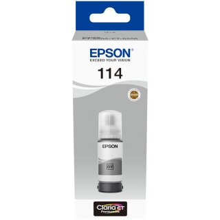 Epson Tinte 114 C13T07B540 Grau Eco Tank Nachfülltinte 70ml