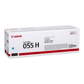 Canon Toner 055 H Cyan bis zu 5.900 Seiten