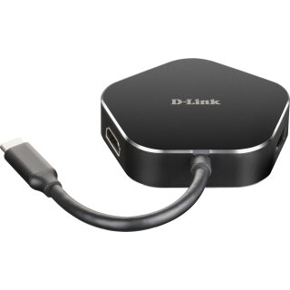 USB-C HUB 2Port D-Link DUB-M420 USB-C HDMI passiv Black