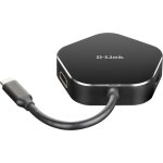USB-C HUB 2Port D-Link DUB-M420 USB-C HDMI passiv Black