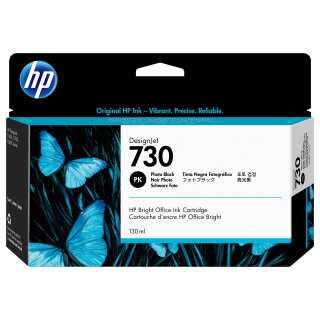HP 730 130 ml Tinte Fotoschwarz