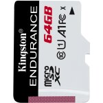 CARD 64GB Kingston microXC Endurance 95R/45W C10 A1 UHS-I...