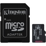 CARD 16GB Kingston Industrial microHC 100MB/s +Adapter