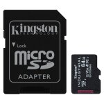 CARD 64GB Kingston Industrial microHC 100MB/s +Adapter