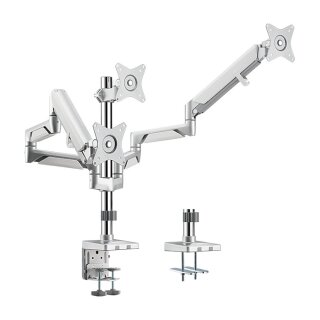 LogiLink BP0090 Tischhalterung 17-32 21KG 3 Monitore Silver