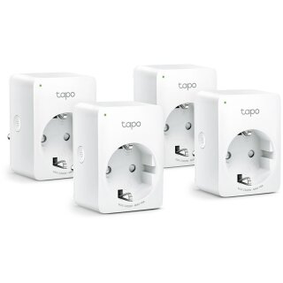 Steckdose TP-LINK Tapo P100 V1.2 (4-Pack) - Smart-Stecker - WLAN