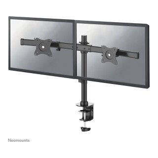 Neomounts FPMA-DCB100DBLACK Tischhalterung für zwei Flachbildschirme bis 27" (69 cm)