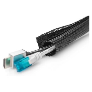 Kabelschlauch DIGITUS 2m Schwarz
